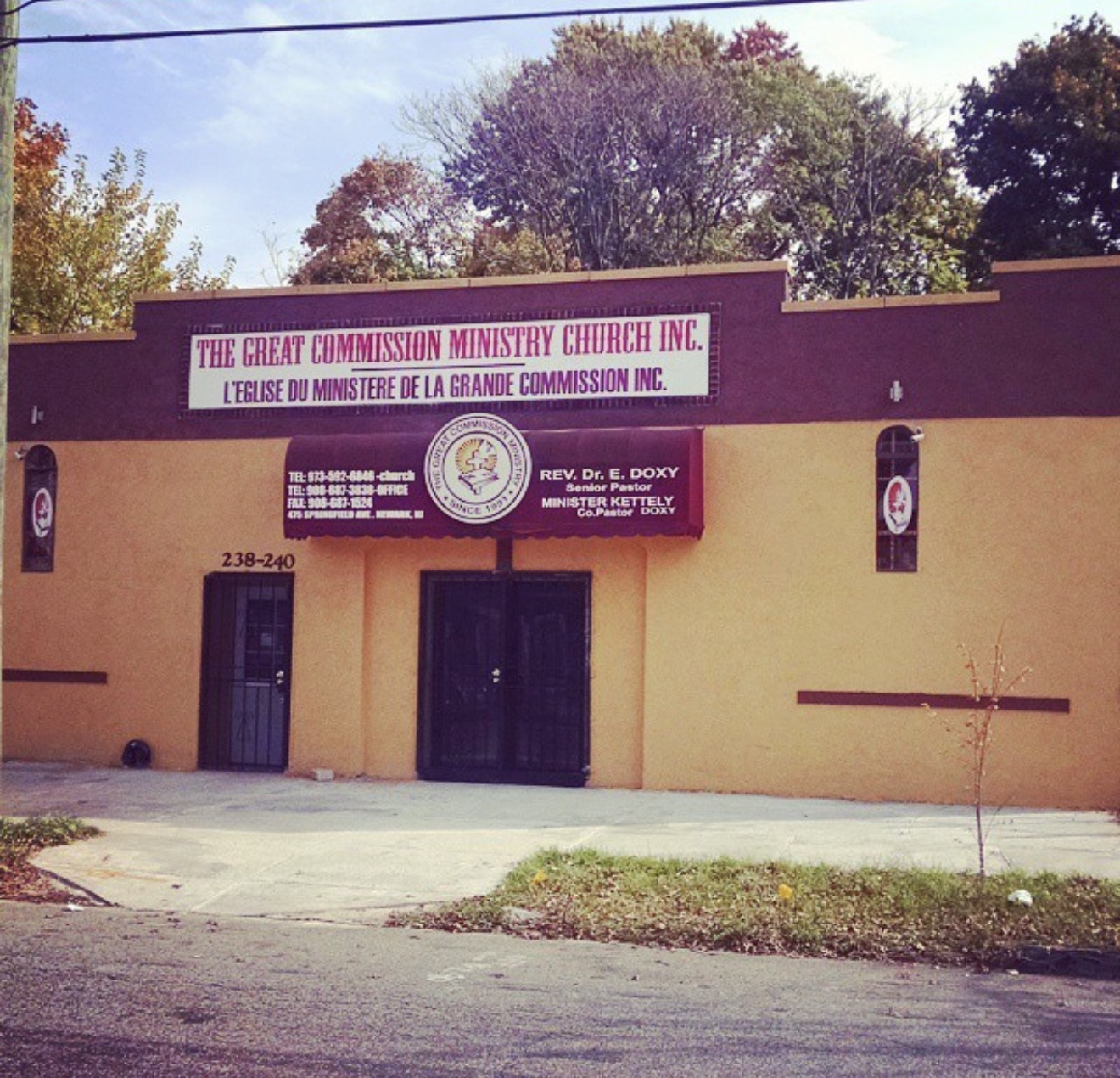 The Great Commission Ministry Church building in Newark, New Jersey